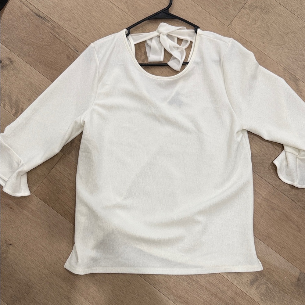 Elegant White Women's Top